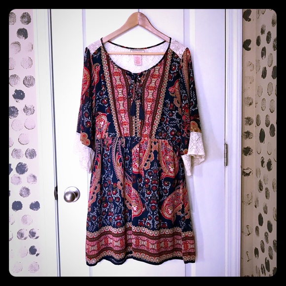 Dresses & Skirts - Boho dress, Large